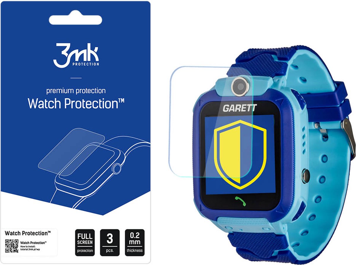 Garett Kids XD - 3mk Watch Protection v. FlexibleGlass Lite