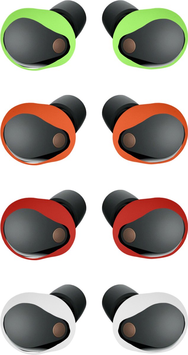 kwmobile 5x haakjes geschikt voor Sony WF-1000XM5 - Oorhaken voor draadloze oordopjes - Houders voor earbuds in meerkleurig – foto 6