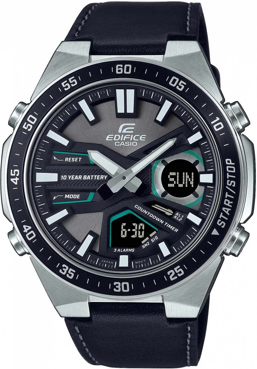 Casio Edifice EFV-C110L-1AVEF Herenhorloge 46,9 mm - Zwart