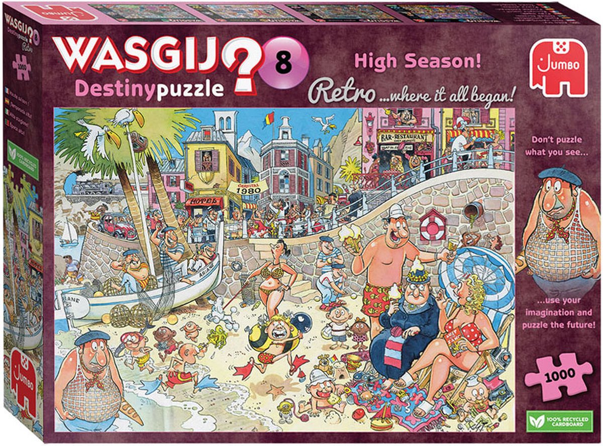 Wasgij Retro Destiny 8 - Hoogseizoen! - Puzzel - 1000 stukjes