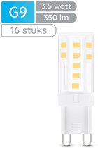 Modee Lampe LED G9 - 3,5W 2700K 350 LM 230V - Insert de lampe LED - Wit Chaud - 16 pièces