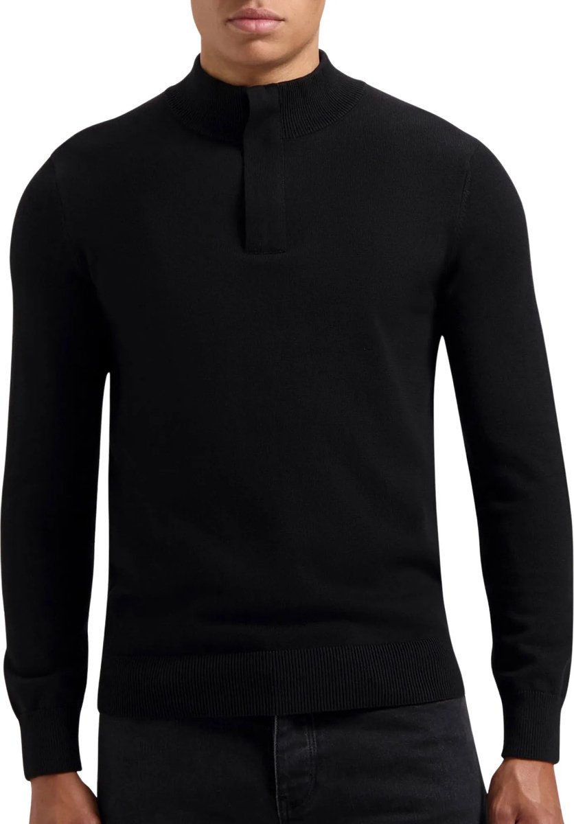 Pure Path Knitwear Hidden Halfzip Sweater Heren - Maat M