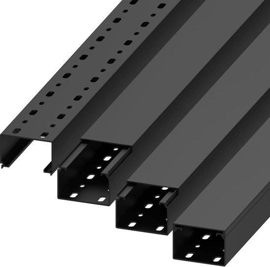 Kabelgoot | WDK 40040, 40 x 40 x 2000 mm, wit