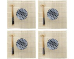 Standaard sushi set met eetstokjes - Originele cadeau voor sushi liefhebbers