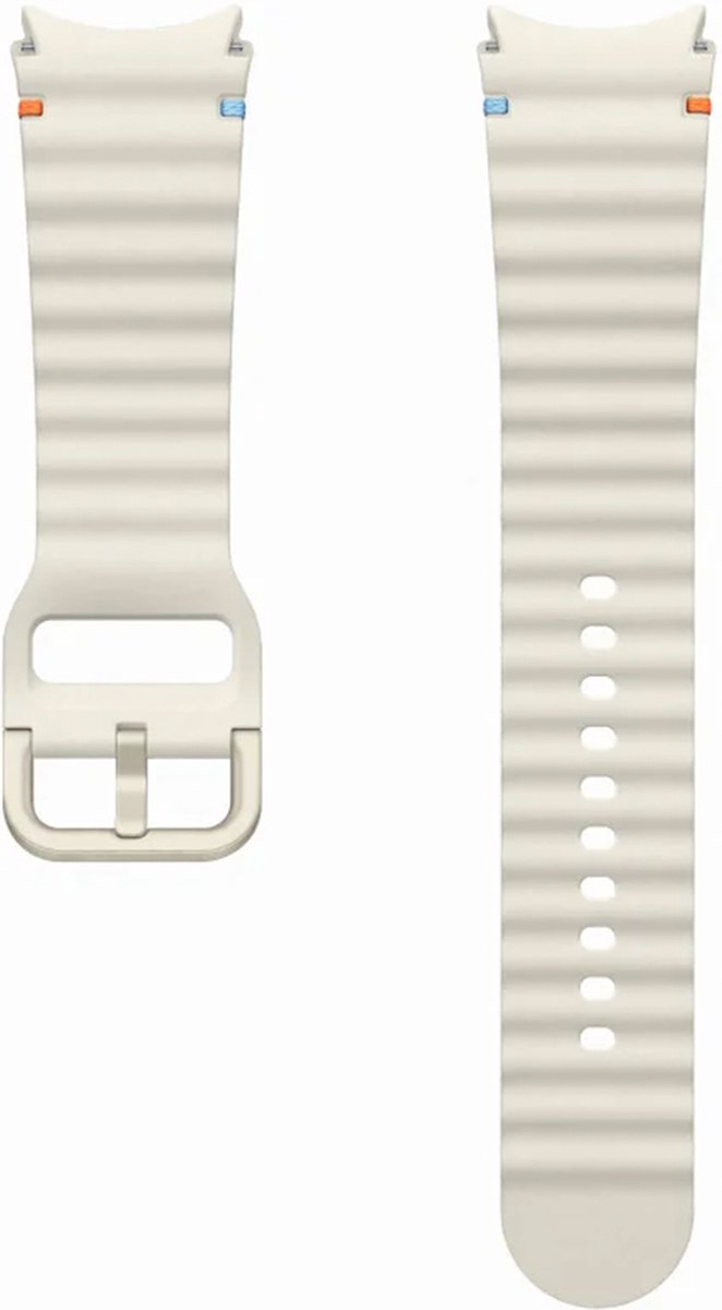 Samsung Galaxy Watch7 Smartwatchbandje - Sport Band - Maat (M/L) - Creme
