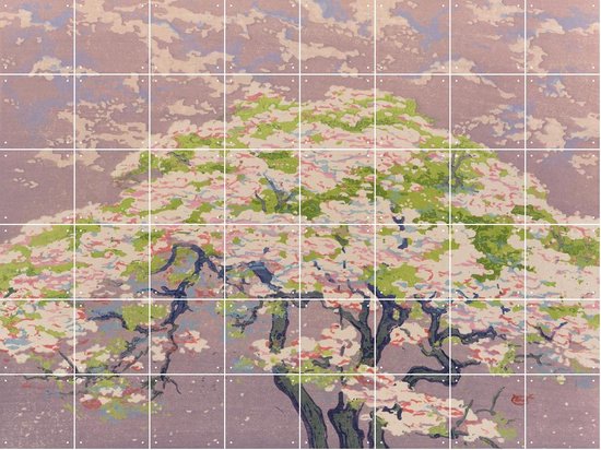 IXXI Un arbre en fleurs - William Giles - Décoration murale - 120 x 160 cm