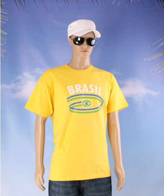 T shirt Br sil jaune homme Xl bol