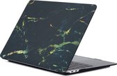 Mobigear - Laptophoes geschikt voor Apple MacBook Air 13 Inch (2018-2020) Hoes Hardshell Laptopcover MacBook Case | Mobigear Marble - Zwart / Bruin - Model A1932 / A2179 / A2337