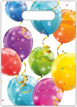 Procos Uitdeelzakjes Sparkling Balloons 23 X 17 Cm 6 Stuks