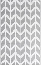 Bol.com vidaXL - Buitenkleed - ARAKIL - 120x180 - cm - polypropeen - grijs aanbieding