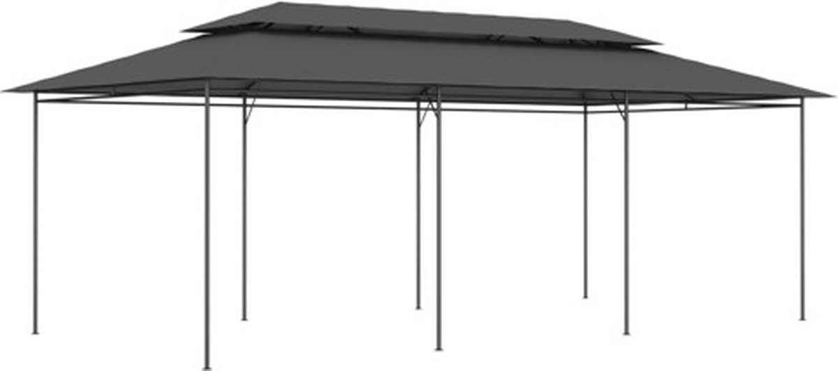 Vidaxl Prieel 600x298x270 Cm Antraciet
