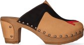 Jan Jansen Walk On Wood Dames Clogs Cuoio Nero | Bruin | Nubuck | Maat 39 | JJ30.cuoioner