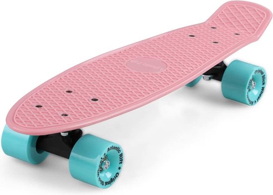Retro Skateboard Roze/Mint | bol.com
