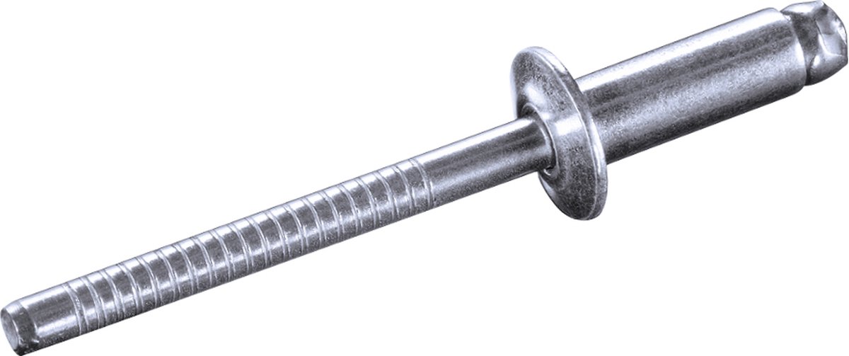 GOEBEL® - 500 x Blindklinknagels 5 x 8 mm - RVS A4 / RVS A4 - Vlakke kop - STANDARD - 7044150800 - Popnagel