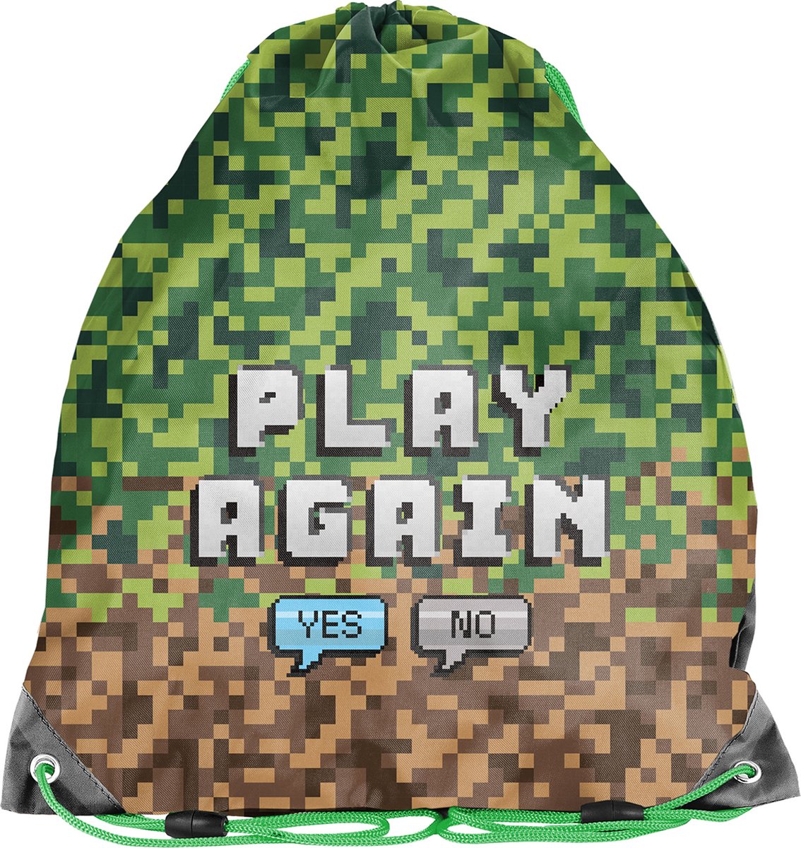 Gaming Gymbag, Play Again - 38 x 34 cm - Polyester