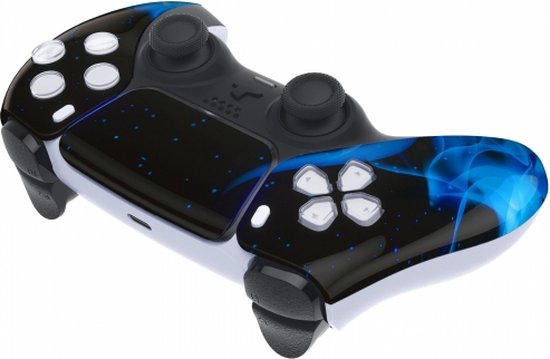 Manette sans fil personnalisée Sony DualSense PlayStation PS5 - Bleu massif