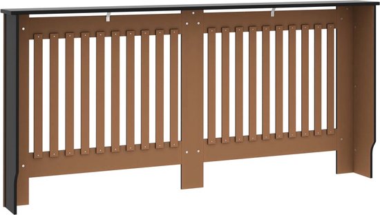 vidaXL Radiatorombouw 112x19x81.5 cm MDF wit
