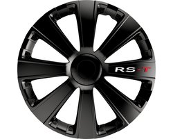 Autostyle Wieldoppen 15 inch RS-T Zwart - ABS