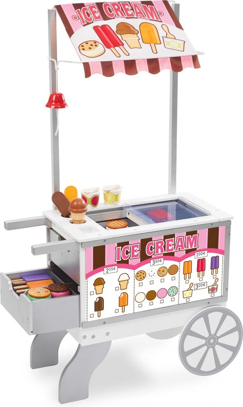 Melissa en Doug Houten ijs- en hotdogkraam 125 x 67 x 36 cm