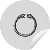 Tuincirkel Viking - Ring - Armband - 150x150 cm - Ronde Tuinposter - Buiten
