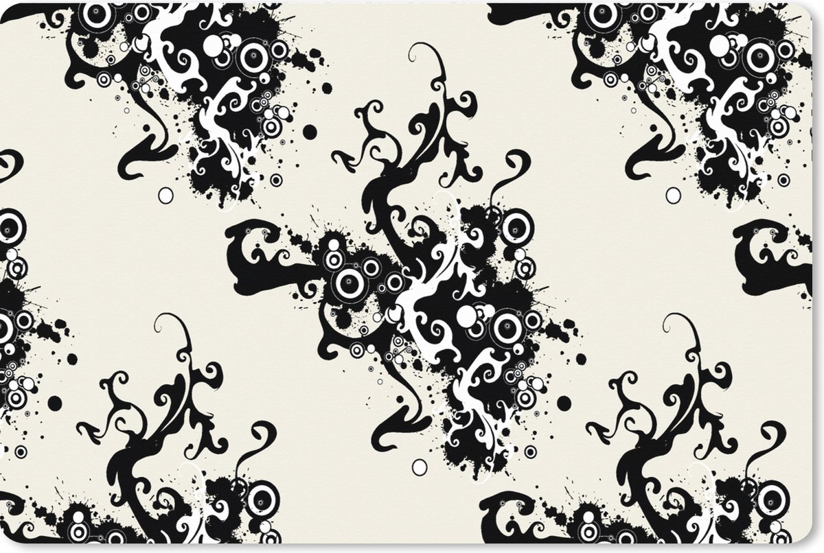 Muismat XXL 90x60 cm - Bureau onderlegger - Bureau mat Patronen - Zen - Abstract - Bureaumat - Gaming mousepad xl - Bureaulegger groot - Computer deskmat