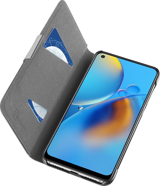 JAYM COLORED EDITION - Étui à Rabat Pour Téléphone Portable - Magnétique, Support - Faux Cuir Polyurethane Noir Pour Samsung Galaxy A14 5g