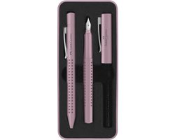 Faber-Castell schrijfset - Grip 2010 - balpen en vulpen - in giftbox - Harmony rose shadows - FC-201528