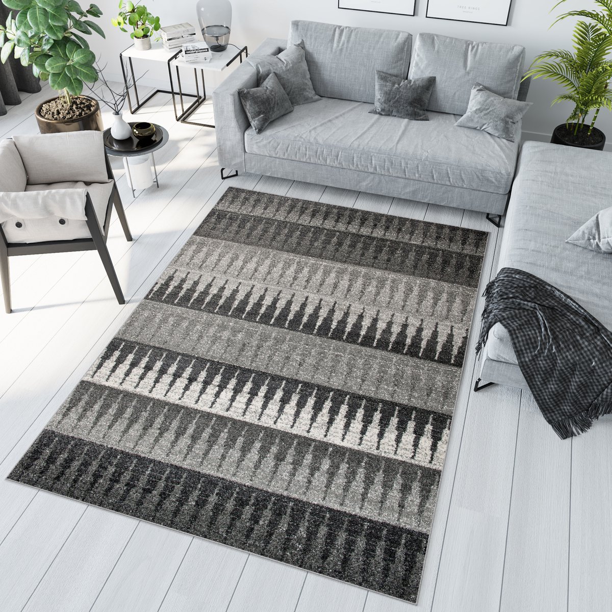 Tapiso Sari Vloerkleed Tapijt Laagpolig Design Maat- 140x190