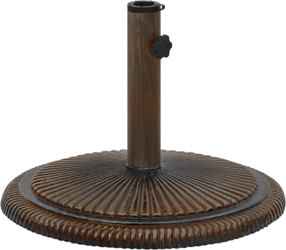 Bol.com vidaXL - Parasolvoet - 45x45x30 - cm - gietijzer - bronskleurig aanbieding