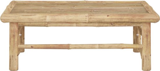 vidaXL - Tuintafel - 65x65x30 - cm - bamboe