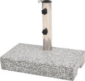 vidaXL - Parasolvoet - rechthoekig - 25 - kg - graniet