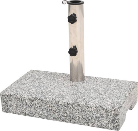 Walter Cunningham Misbruik inleveren vidaXL Parasolvoet rechthoekig 25 kg graniet | bol.com