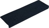 vidaXL - Trapmatten - 15 - st - 65x21x4 - cm - naaldvilt - blauw