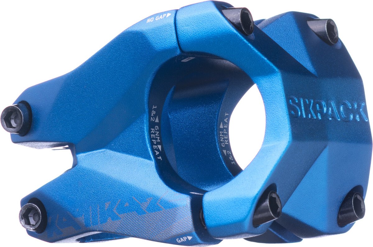 Sixpack Kamikaze Stuurpen Ø31,8mm, blauw | bol