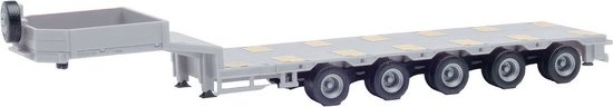Herpa 076388 Goldhofer 5-Axle Low Loader With Ramps 1:87 Scale Model – NEW