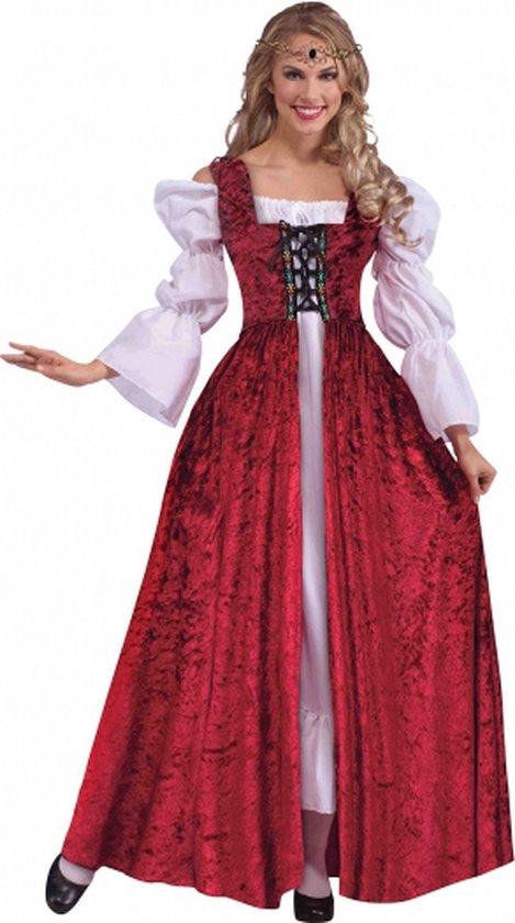 Middeleeuwse dames jurk rood | bol.com
