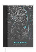 Carnet de notes - Livre d'écriture - Someren - Carte - Plan de la ville - Plan d'étage - Carnet de notes - Format A5 - Bloc-notes