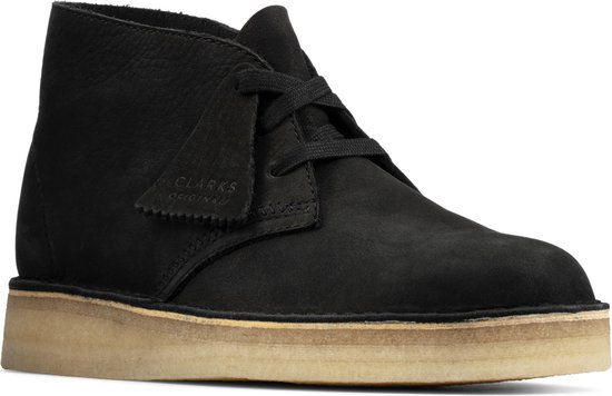 Clarks Desert Boot Nubuck Coal Black