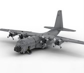 WW2 Lockheed C-130 Hercules Vliegtuig Bouwpakket | Lego® Technic Creator Compatible | Toy Brick Lighting | Airplane | Oorlog | Militair |  5250+ Bouwstenen