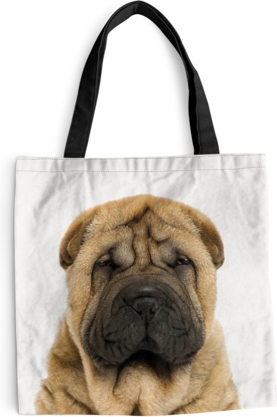 Sac bandoulière Sac de plage Shopper Wrinkle dog Sharpei