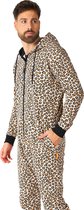 OppoSuits The Jag - Unisex Onesie - Relax Outfit - Bruin - Maat L