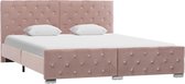 Medina Bedframe stof roze 160x200 cm