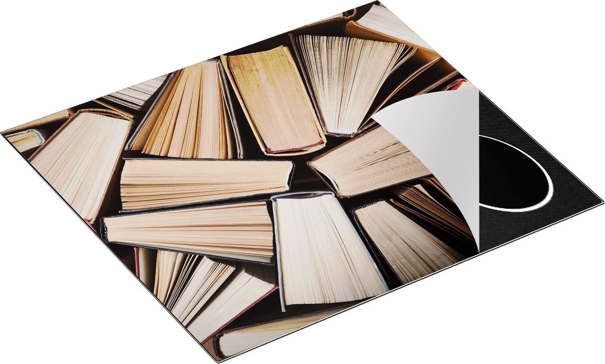 Chefcare Inductie Beschermer Boeken Bladzijdes bij elkaar - 58,3x51,3 cm - Afdekplaat Inductie - Kookplaat Beschermer - Inductie Mat