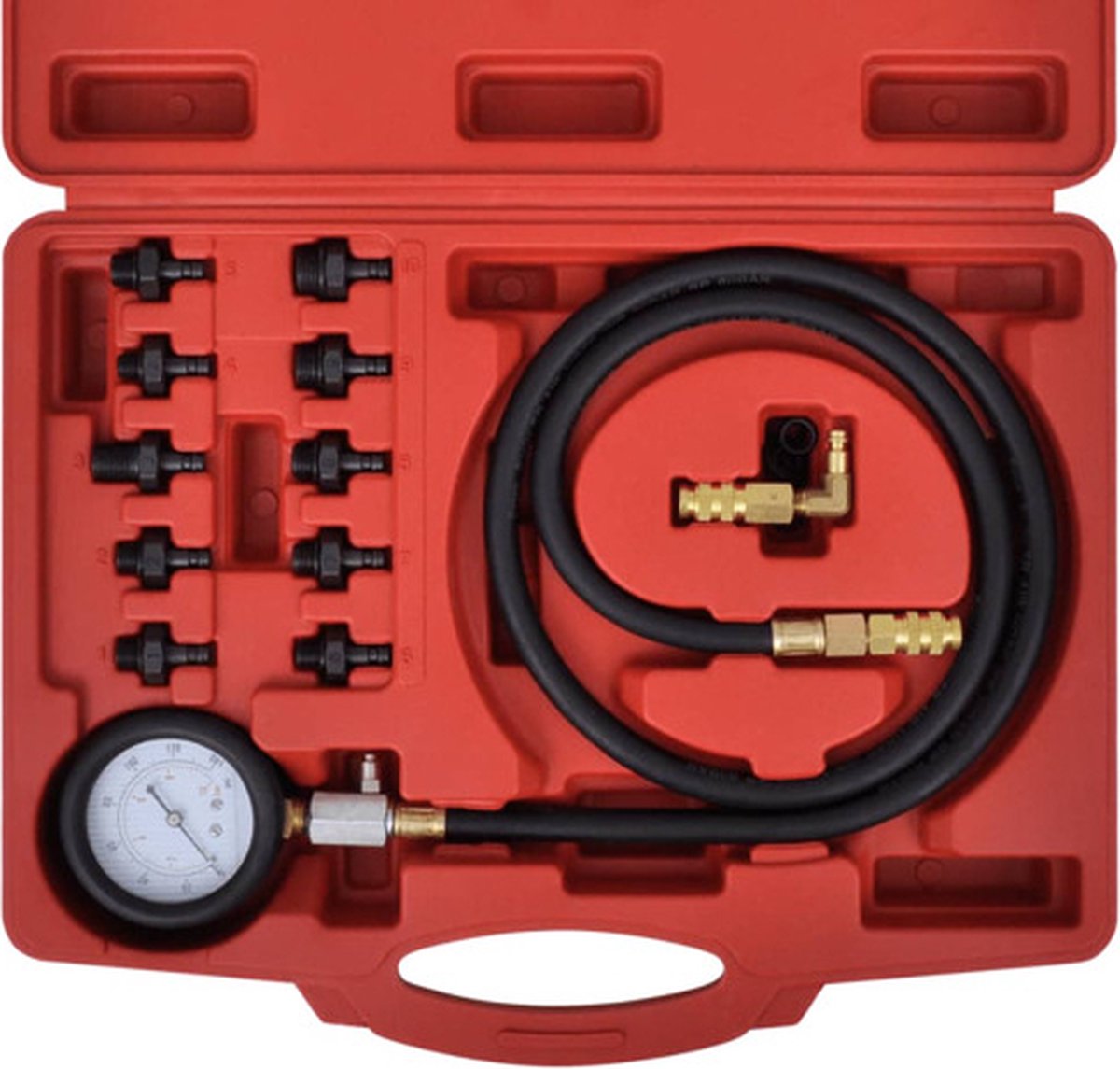 vidaXL Kit de testeur de pression d'injection de carburant