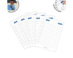 CorrectBook - Uitbreidingsset - Uitwisbare Pagina's - A5 - Met 5 to-do bladen