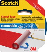 Scotch® tapijttape, 42032050, Verwijderbaar, blauw, 50 mm x 20 m