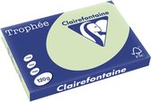 Clairefontaine Trophée Pastel, gekleurd papier, A3, 120 g, 250 vel, golfgroen 5 stuks