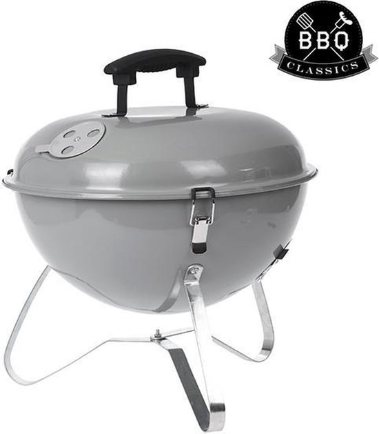 BBQ Classics Draagbare Houtskoolbarbecue met Deksel van Toolland — afbeelding 3