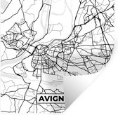 Stickers Stickers muraux - Plan de ville - Plan d'étage - Carte - France - 100x100 cm - Film adhésif XXL