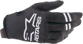 Alpinestars Youth Radar Black White Motorcycle Gloves XXXS - Maat XXXS - Handschoen